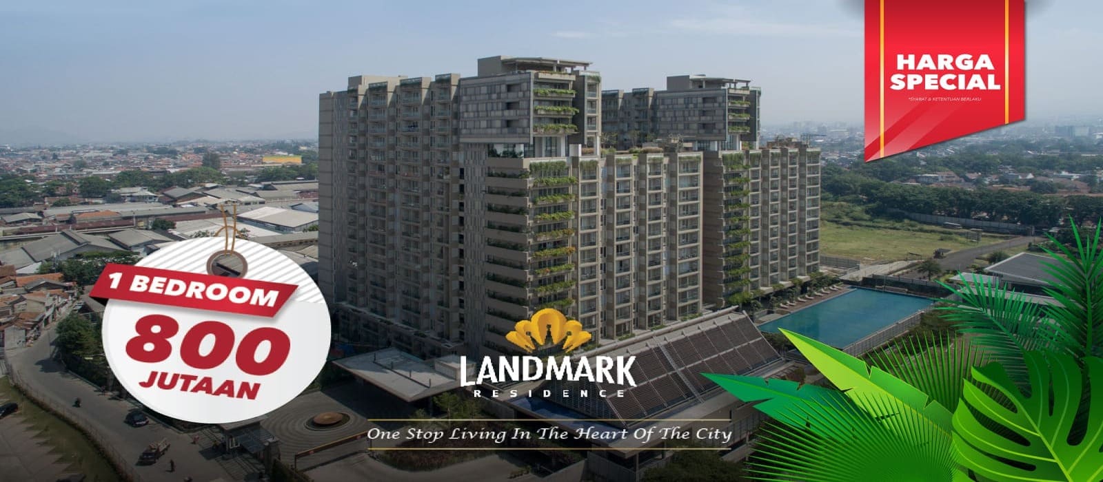 Landmark Residence | Info Harga Terbaru | Cicilan Ringan